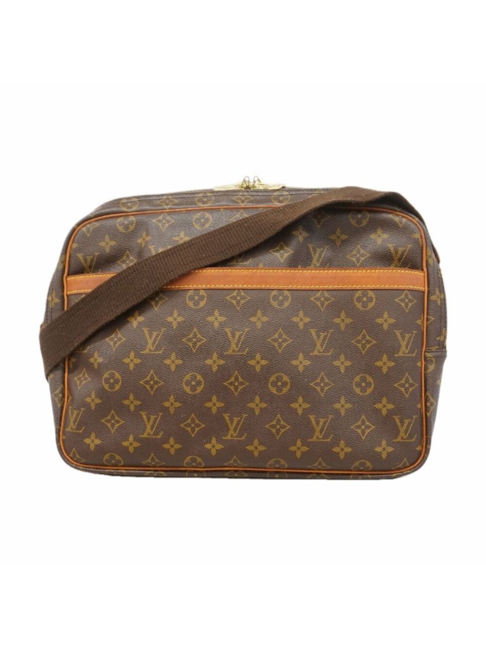 Louis Vuitton Shoulder Bag Monogram Reporter GM Brown
